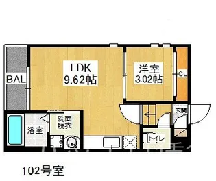 Grandtic D-IV Ijiri【1階】の間取り