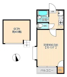 エミール西公園【2階】の間取り