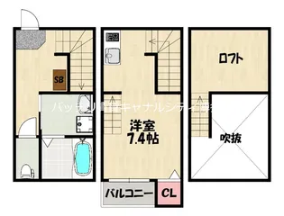 福岡県福岡市城南区西片江2丁目【アパート】の間取り