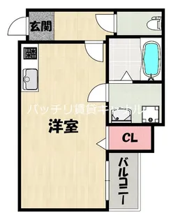 THE NOBLES 名島【2階】の間取り