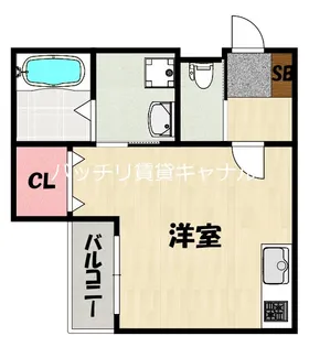 THE NOBLES 名島【2階】の間取り