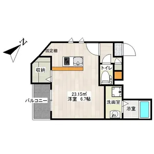 AL・SOLE【3階】の間取り