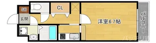 サニーサイドアップ【6階】の間取り