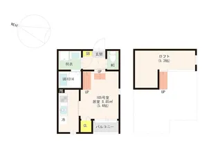 ハーモニーテラス賀茂【1階】の間取り