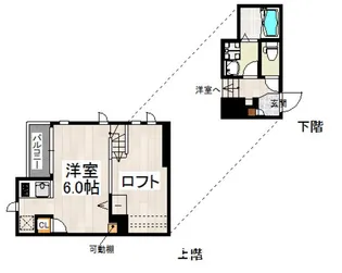 CB空港シェガル【1階】の間取り