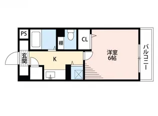 グランピアマンション清水【4階】の間取り