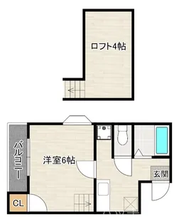 エステートソフィア【1階】の間取り