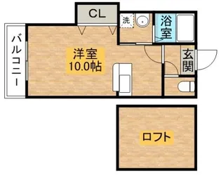 タッキー七隈【1階】の間取り