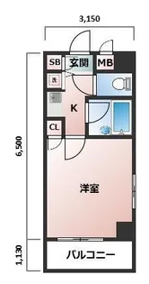 ダイナコートベイサイド博多 【7階】の間取り