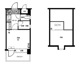 ピュアドーム高宮アクセラ【8階】の間取り