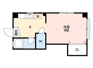 メゾン・ドなかがわ【2階】の間取り