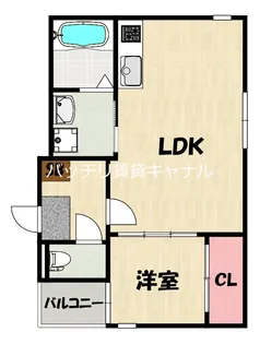 Camporta姪浜【3階】の間取り