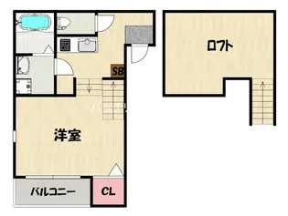 Fika&The Stage 香椎駅前【1階】の間取り