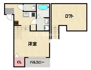 Fika&The Stage 香椎駅前【1階】の間取り