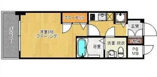 ピュアドーム箱崎ステーション【10階】の間取り