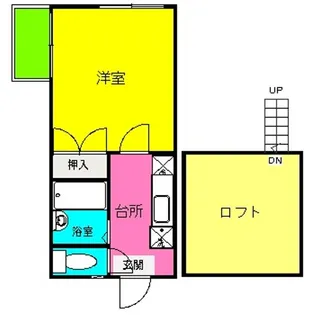 レアル大楠【2階】の間取り