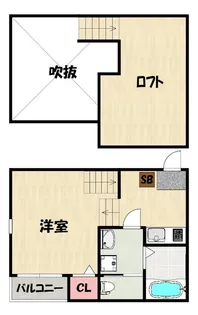 クレスト千早【1階】の間取り