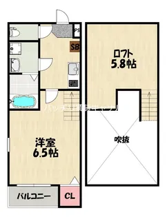 BLANCHEUR HASHIMOTO【2階】の間取り