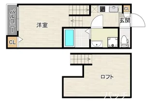 VOYAGE姪浜【1階】の間取り