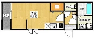 REGALEST博多駅前【2階】の間取り