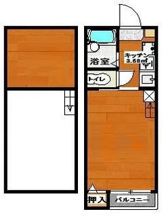 ライス天神南【1階】の間取り