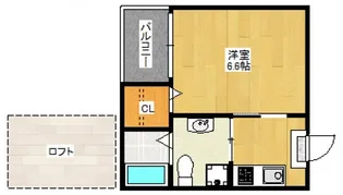 chocolateIII【2階】の間取り