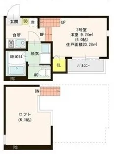 プレミアムテラス千代県庁口【1階】の間取り