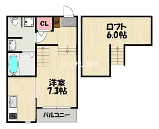 CREST NOCA【1階】の間取り