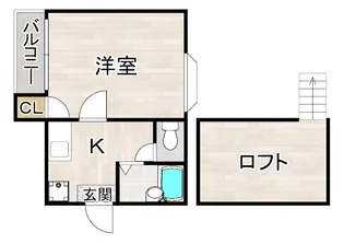 MOKO OAKS【2階】の間取り