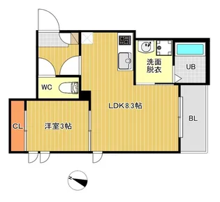 G-smart 別府 Terrace【1階】の間取り
