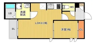G-smart 別府 Terrace【2階】の間取り