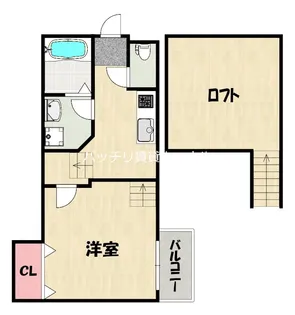 クレオ姪浜拾番館【1階】の間取り