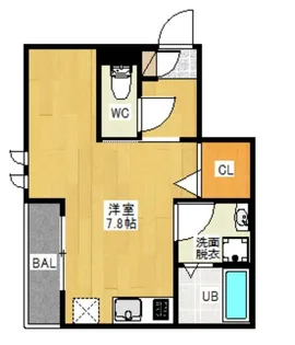 G−SMART姪浜【1階】の間取り