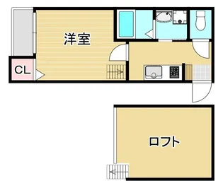 D-rise箱崎【1階】の間取り