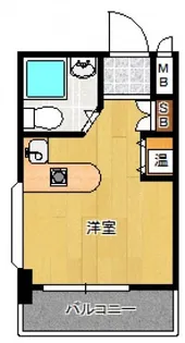 ロマネスク博多駅前【8階】の間取り