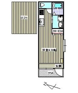 ゆうプラザ金山駅前【2階】の間取り