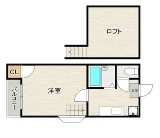 N&N竹下【2階】の間取り
