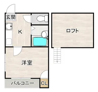 コーポ巴【1階】の間取り