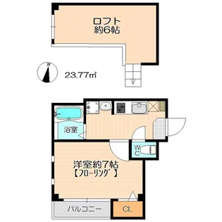 イル・グラッツィア マリーナⅥ【4階】の間取り