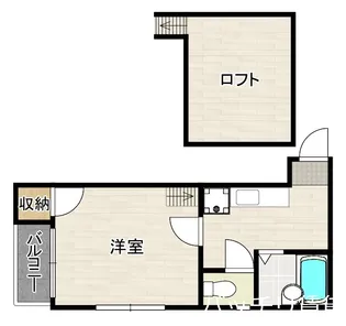 フラット大楠【2階】の間取り