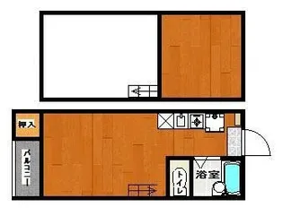 トトロ1号館【1階】の間取り