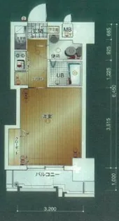 ダイナコート大濠公園ステーション【12階】の間取り