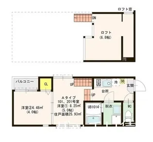 DANS L‘AVENIR 福岡【1階】の間取り