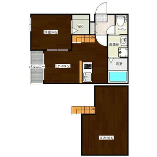 スカイステージ梅林【2階】の間取り