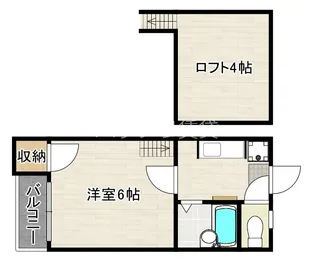 コーポNAOE【2階】の間取り