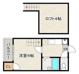 コーポNAOE【2階】の間取り