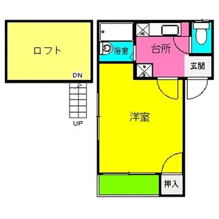 マフィーユ菜月【2階】の間取り