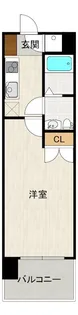 No.66 ギャランティー21博多【10階】の間取り