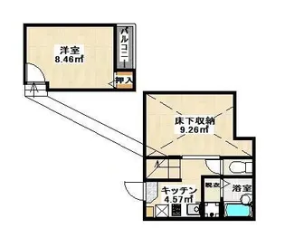 ワイマール【1階】の間取り