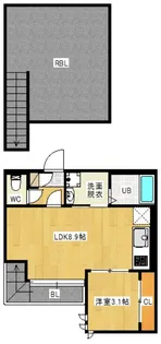 GRANDTIC 陽葵【2階】の間取り